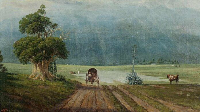 Prilidiano Pueyrredón, Un alto en el camino, ca. 1860.